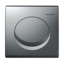 Geberit Samba Pneumatic Urinal Flush Plate - Chrome (241.911.21.1)