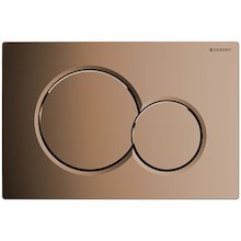 Geberit Sigma01 Dual Flush Plate - Galvanized Fine Brass (115.770.DT.5)