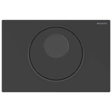 Geberit Sigma10 Automatic/Touchless Dual Flush Plate - Battery Operation - Matt Black (115.891.16.6)