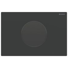 Geberit Sigma10 Automatic/Touchless Dual Flush Plate - Battery Operation - Matt Black (115.908.16.6)