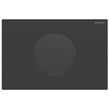 Geberit Sigma10 Automatic/Touchless Dual Flush Plate - Battery Operation - Matt Black (115.909.16.6)