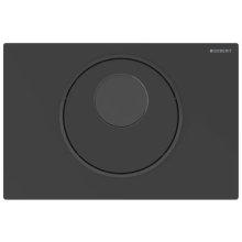 Geberit Sigma10 Automatic/Touchless Dual Flush Plate - Mains Operation - Matt Black (115.890.16.6)