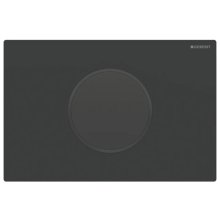 Geberit Sigma10 Automatic/Touchless Dual Flush Plate - Mains Operation - Matt Black (115.906.16.6)