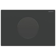 Geberit Sigma10 Automatic/Touchless Dual Flush Plate - Mains Operation - Matt Black (115.907.16.6)