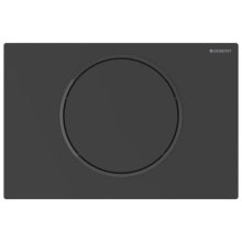 Geberit Sigma10 Electronic Single Flush Plate - Mains Operation With Bluetooth - Matt Black (115.867.16.6)