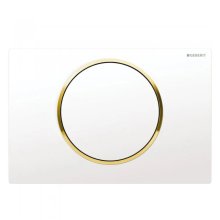 Geberit Sigma10 Flush Plate - White/Gold (242.782.KK.1)