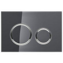 Geberit Sigma21 Dual Flush Plate - Lava / Chrome (115.884.JK.1)