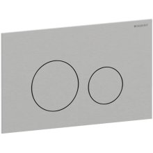 Geberit Sigma40 Dual Flush Plate - Round - Brushed Stainless Steel (115.628.FW.1)