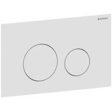 Geberit Sigma40 Dual Flush Plate - Round - Matt White (115.628.JT.1)