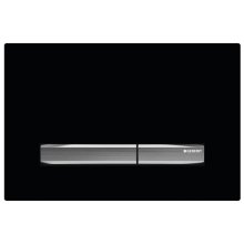 Geberit Sigma50 Dual Flush Plate - Chrome / Black (115.788.DW.2)