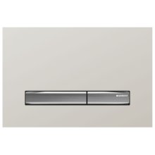 Geberit Sigma50 Dual Flush Plate - Chrome / Sand Grey (115.788.JL.2)
