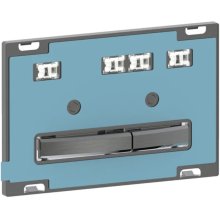 Geberit Sigma50 Dual Flush Plate - Square - Black Chrome - Customised (115.671.00.2)