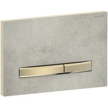 Geberit Sigma50 Dual Flush Plate - Square - Brass - Concrete Look (115.672.JV.2)