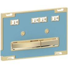 Geberit Sigma50 Dual Flush Plate - Square - Brass - Customised (115.672.00.2)