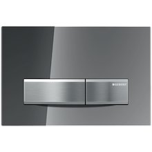 Geberit Sigma50 flush plate - smoke glass (115.788.SD.5)