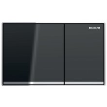 Geberit Sigma60 Dual Flush Plate - Lava / Chrome (115.640.JK.1)