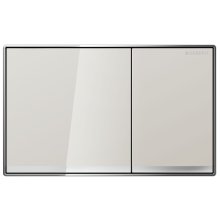 Geberit Sigma60 Dual Flush Plate - Sand Grey / Chrome (115.640.JL.1)