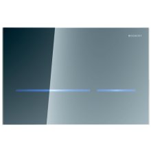 Geberit Sigma80 Electronic Touchless Dual Flush Plate - Mains Operation - Glass Reflective (116.092.SM.6)