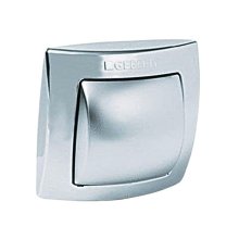 Geberit single flush hand operated actuator - bright/matt chrome (240.571.KA.1)