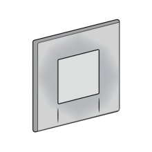 Geberit Tango pneumatic urinal flush plate - chrome (241.914.21.1)