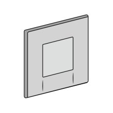 Geberit Tango pneumatic urinal flush plate - matt chrome (241.914.46.1)