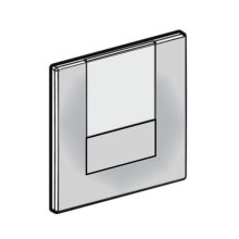 Geberit Tango urinal cover plate - chrome (241.924.21.1)