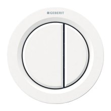 Geberit Type 01 Pneumatic Dual Flush Button - White (116.050.11.1)