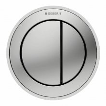 Geberit Type 10 pneumatic dual flush plate button - stainless steel (116.057.SN.1)