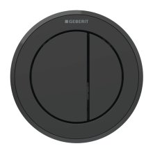 Geberit Type 10 Pneumatic Dual Flush Button - Furniture Actuator - Black (116.057.16.1)