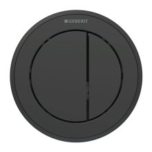 Geberit Type 10 Pneumatic Dual Flush Button - Furniture Actuator - Matt Black (116.057.DW.1)