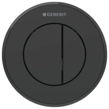 Geberit Type 10 Pneumatic Dual Flush Button - Sigma Concealed Cistern - Black (116.056.16.1)