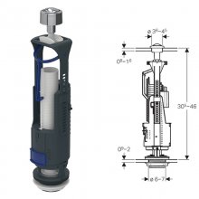 Geberit Type 240 dual flush valve (136.909.21.2)