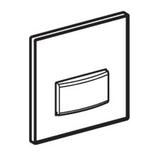 Geberit Type 50 pneumatic urinal flush plate - alpine white (242.764.11.1)