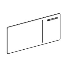Geberit Type 70 remote flush actuation - glass umber (242.957.SQ.1)