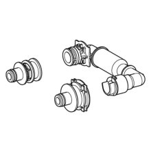 Geberit urinal flush control water section (with integrated power supply) (243.325.00.1)