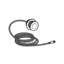 Geberit WC dual flush remote control - chrome (242.344.21.1)