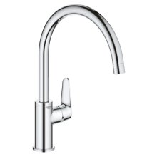 Grohe BauCurve Single Lever Sink Mixer Tap - Chrome (31536001)