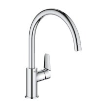 Buy New: Grohe BauEdge Single Lever Sink Mixer - Chrome (31233001)