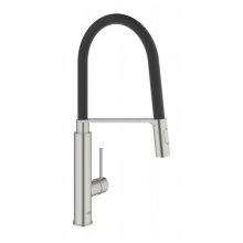 Buy New: Grohe Concetto Single Lever Sink Mixer 1/2" - Supersteel (31491DC0)