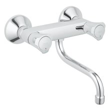 Buy New: Grohe Costa L Wall Sink Mixer 1/2" - Chrome (31187001)