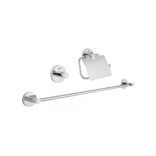 Grohe Essentials 3-in-1 Guest Bathroom Accessories Set - Chrome (40775001)