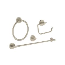 Grohe Essentials 4-in-1 Master Bathroom Accessories Set - Brushed Nickel (40823EN1)