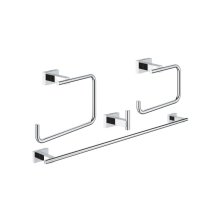Grohe Essentials Cube 4-in-1 Master Bathroom Accessories Set - Chrome (40778001)