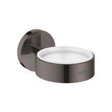 Grohe Essentials Glass/Soap Dish Holder - Hard Graphite (40369A01)