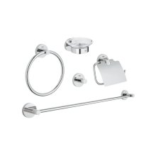 Grohe Essentials Master Bathroom Accessories Set 5-in-1 - Chrome (40344001)