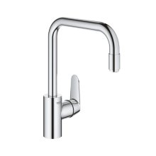 Buy New: Grohe Eurodisc Cosmopolitan Single Lever Sink Mixer - Chrome (31122004)