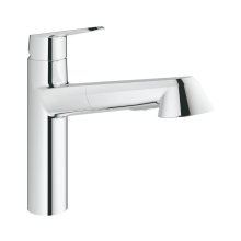 Buy New: Grohe Eurodisc Cosmopolitan Single Lever Sink Mixer - Chrome (31238002)