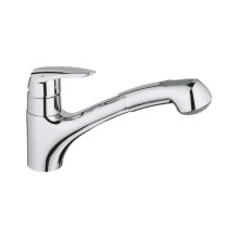 Buy New: Grohe Eurodisc Single Lever Sink Mixer - Chrome (32257001)