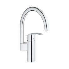 Buy New: Grohe Eurosmart Single Lever Sink Mixer - Chrome (33202002)