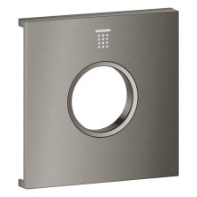 Grohe Grohtherm Aqua Tiles Exchangeable Metal Plate & Symbol - Head Shower 1 - Brushed Hard Graphite (106887AL00)